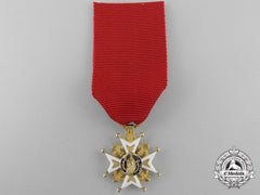A French Order Of St. Louis; Reduced Size Knight's Cross In Gold 1814-19