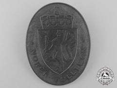 Norway. A Quisling Issue Customs Shield, C.1940