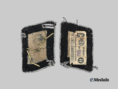 germany,_s_s._a_set_of_waffen-_s_s_collar_tabs_for_an_s_s-_obersturmführer,_battlefield_retrieval_e_medals__g62970_3