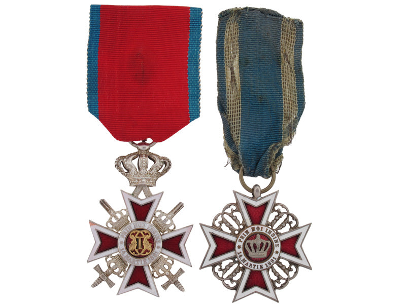 two_royal_crown_orders_of_romania_ro424