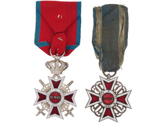 Two Royal Crown Orders Of Romania