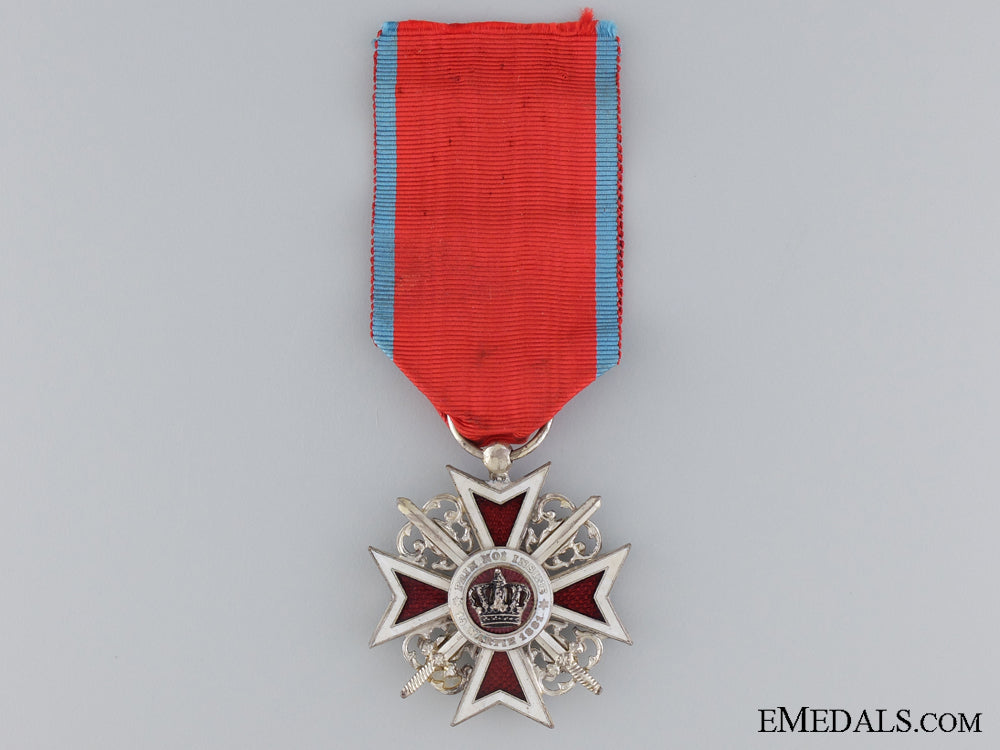romanian_order_of_the_crown;_knight's_cross_with_swords_type_i_romanian_order_o_53ac689747188