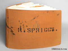 Royal Air Force Scrapbook Of Aircraftman R. Spriggs