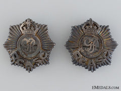 Royal Canadian Army Service Corps (Rcasc) Officer's Collar Tab Pair