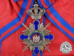 An Order Of The Romanian Star With Swords; Grand Cross Badge 1877-1932