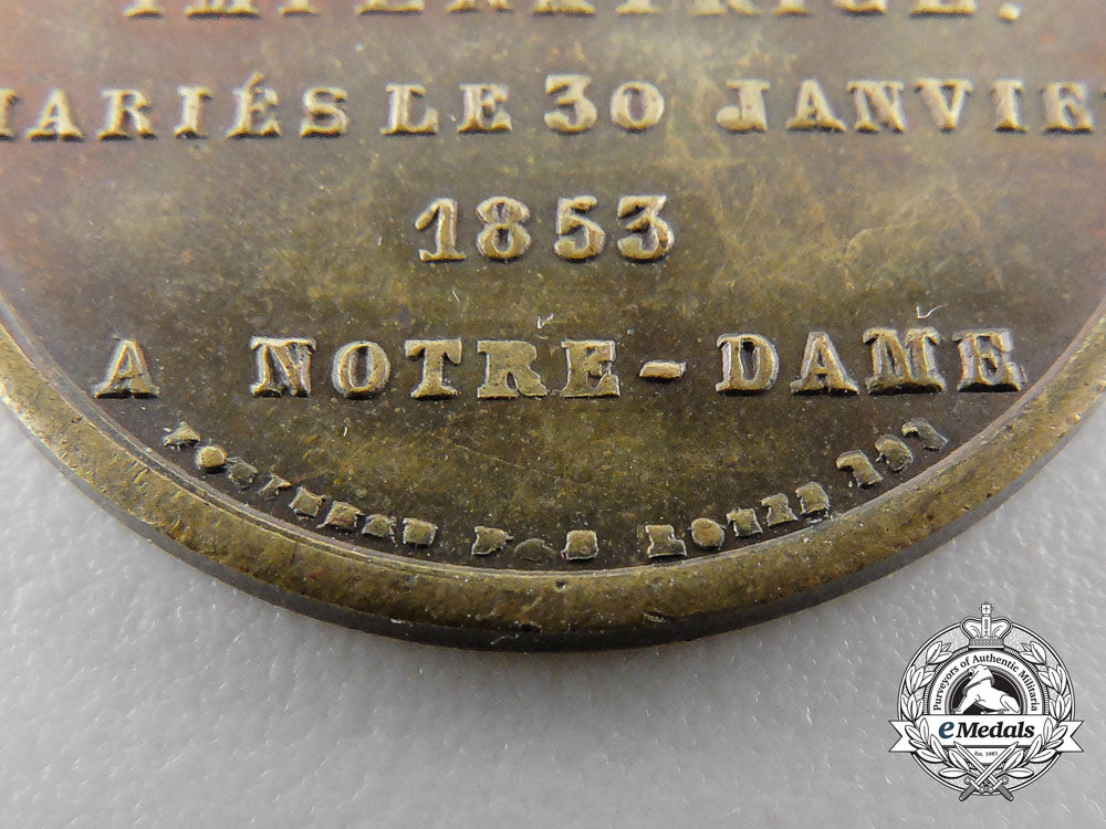 an1853_marriage_of_emperor_napoleon_iii&_empress_eugenie_medal_s0058622