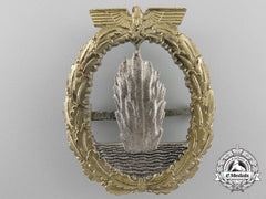 A Kriegsmarine Minesweeper Badge; Unmarked