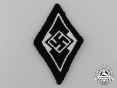 An Ss Sleeve Insignia Of The Former Hj Members