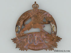 Wwi 206Th Infantry Battalion "Canadiens Francais" Cap Badge
