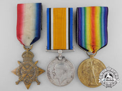 A First War Medal Group To The 1St Canadian Mounted Rifles