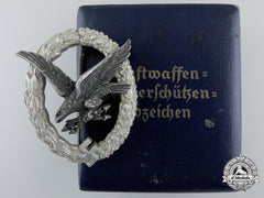 An Aluminum Luftwaffe Radio Operator & Air Gunner Badge By Juncker