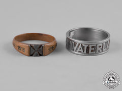 Germany, Imperial. A Pair Of First War Commemorative Rings