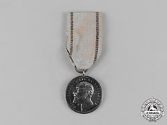 Bulgaria, Kingdom. A Medal For Merit, Ii Class Silver Grade Without Crown