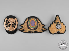 Brazil, Mexico, Thailand. Three Cap Badges