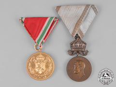 Bulgaria, Kingdom. Two Medals & Awards