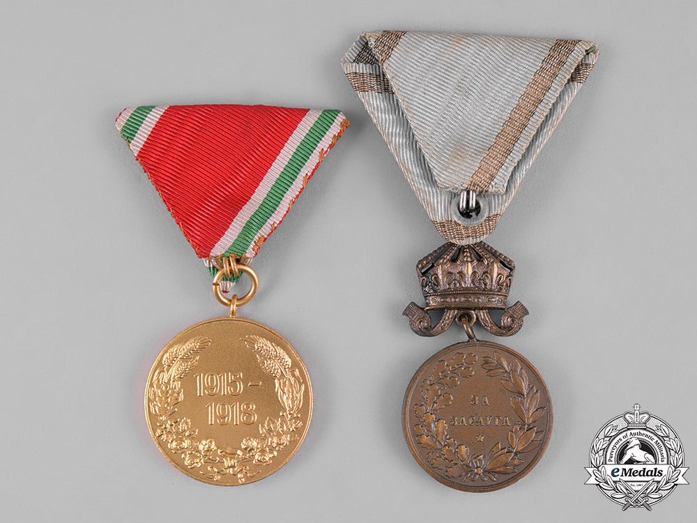 bulgaria,_kingdom._two_medals&_awards_s19_0491