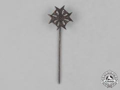 Germany, Third Reich. A Spanish Cross In Bronze Miniature Stickpin