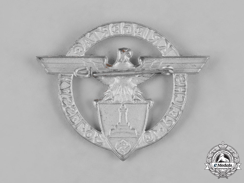 germany,_third_reich._a1936_kyffhäuserbund_warrior’s_day_kassel_badge_s19_0713