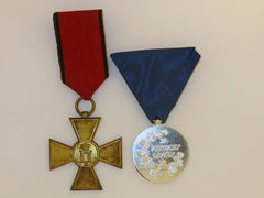 Two Full Size Medals,