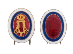 Two Officer„¢¯S Cap Badges