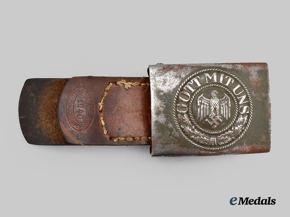 Germany, Heer. An EM/NCO’s Belt Buckle, by Richard Sieper & Söhne