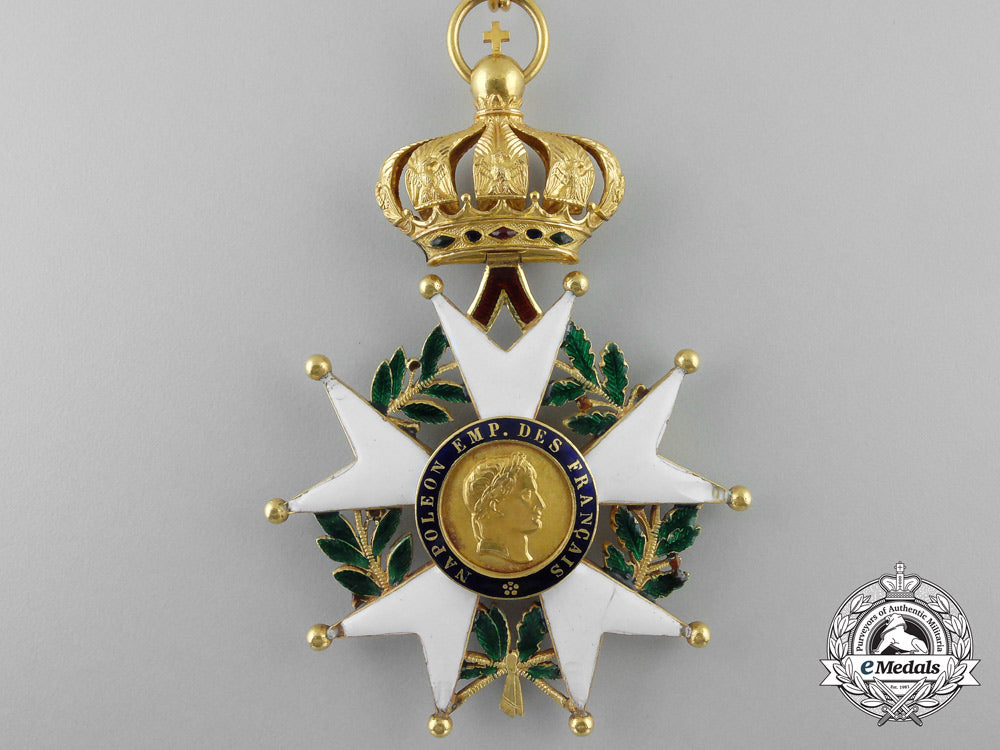 a_french_legion_d'honneur_in_gold;_second_empire(1852-1870)_s_186