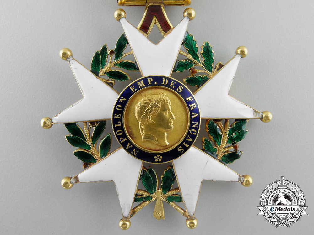 a_french_legion_d'honneur_in_gold;_second_empire(1852-1870)_s_187