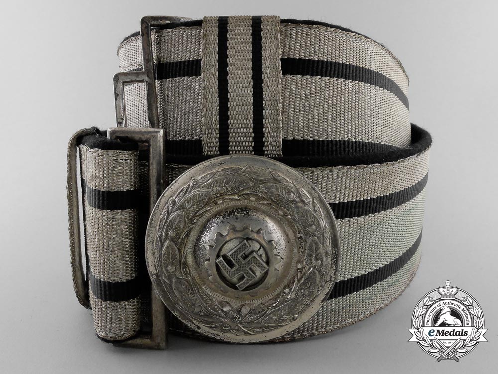 germany,_daf._a_labour_front_stosstrupp_of_the_werkschar_leader's_brocade_belt_with_buckle,_published_s_246_1_1