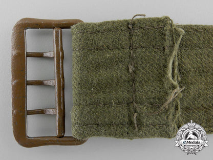 two_open_claw_second_war_german_belts_with_buckles_s_279