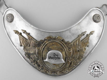 a_weimar_republic_der_stahlhelm_ortsgruppe_glatz_veteran's_gorget_s_411