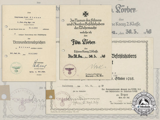 an_award_documents_grouping_to_a_gebirgsjäger;_hauptmann_kurt_körber_s_482