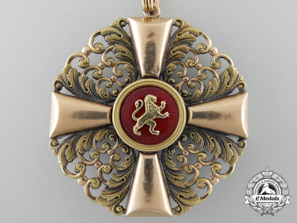 baden,_grand_duchy._an_order_of_the_zähringer_lion_in_gold,1_st_class_commander,_c.1890_s_495
