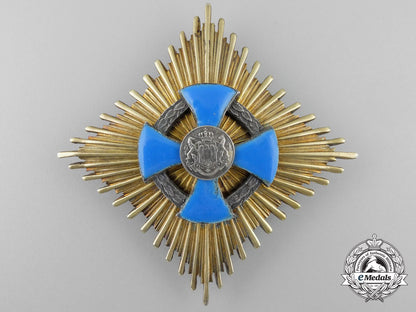 a_romanian_faithful_service_order;_grand_cross_breast_star_by_heinrich_weiss_of_bucharest_s_561