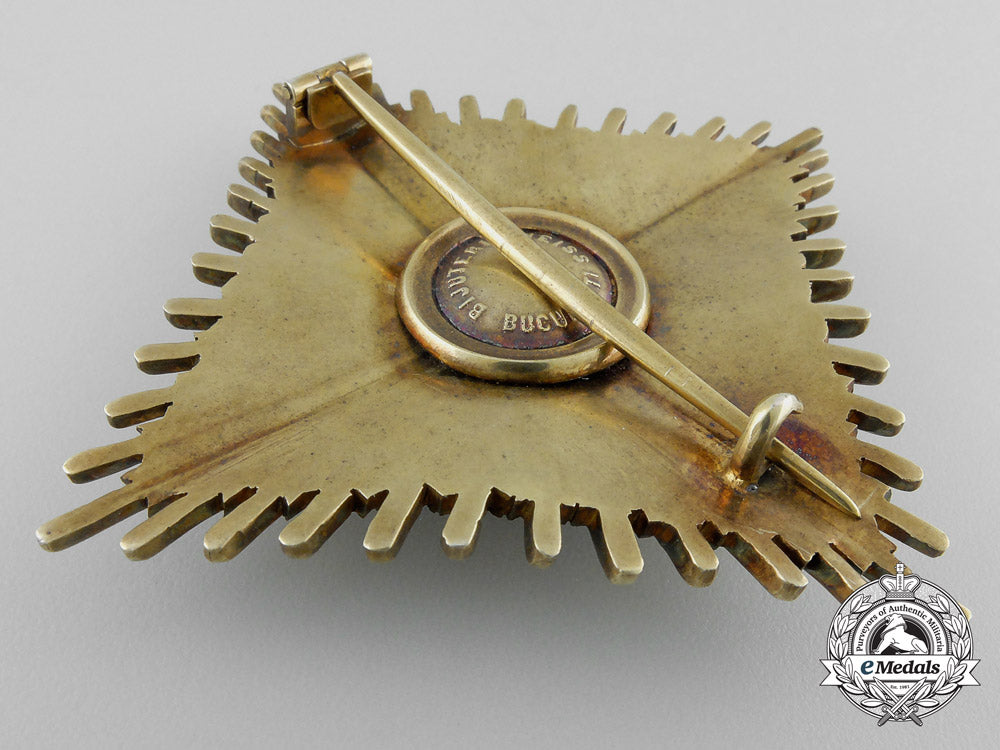a_romanian_faithful_service_order;_grand_cross_breast_star_by_heinrich_weiss_of_bucharest_s_566