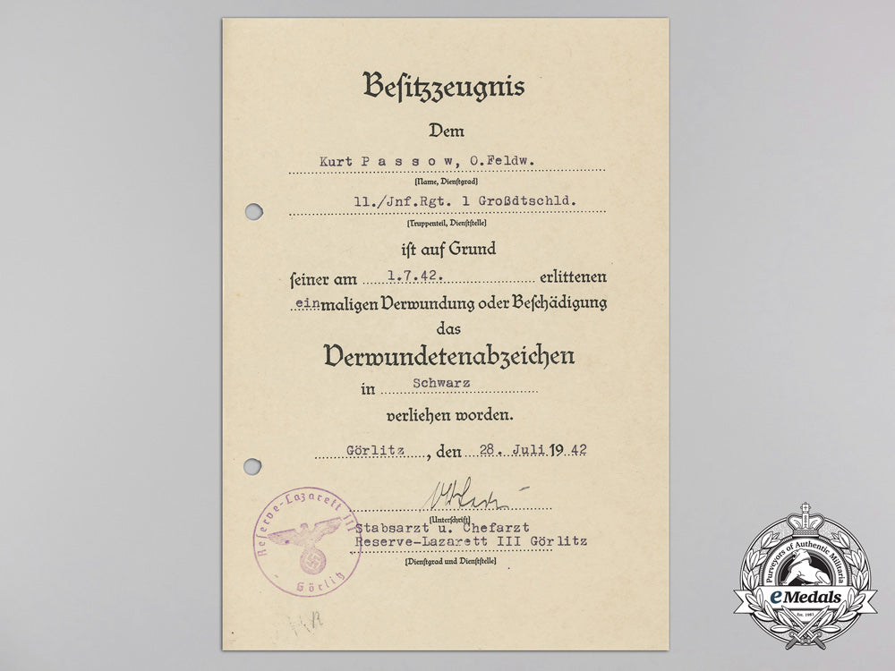 a_group_of_award_documents_to_oberfeldwebel;_panzer_grenadier_division_großdeutschland_s_613