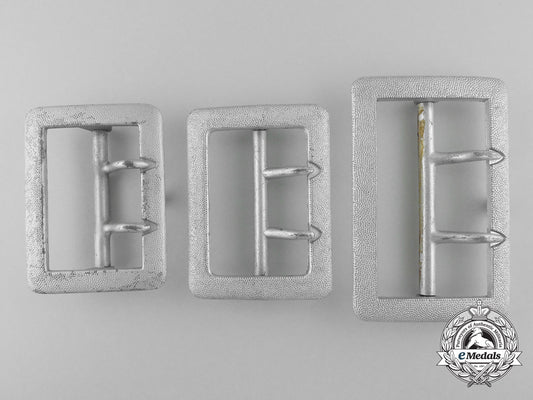 three_dual-_prong_open_claw_army(_heer)_officers'_belt_buckles_s_701