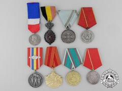 Eight European Medals, Decorations,  & Awards