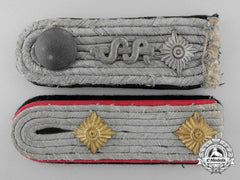 Two Second War German Army Officer’s Shoulder Boards