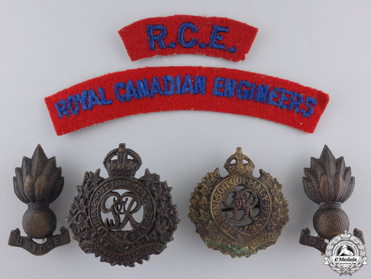 second_war_royal_canadian_engineers_insignia_group_second_war_royal_55a11e2b1e973