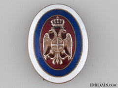 Serbian Officer's Cap Badge C.1880