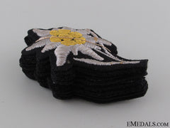 Set Of 10 Waffen-Ss Sleeve Edelweiss