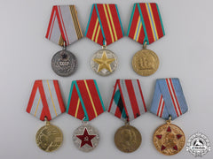 Seven Soviet Russian Armed Forces Medals