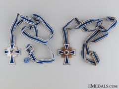 Silver And Bronze Grade Mother's Crosses