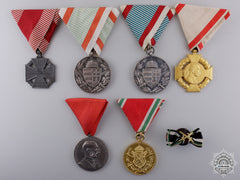 Six European Awards, Medals, And Ribbons