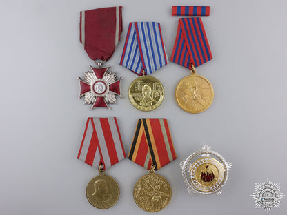 Six European Medals, Awards, And Badges
