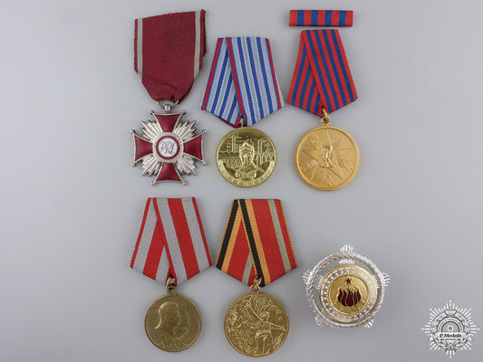 Six European Medals, Awards, And Badges