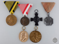 Six First War European Medals