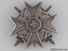 Spanish Cross In Silver W/Swords By Cej