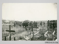 Germany, Imperial. A Superb Private Photo Of Aviators Burial Ceremony