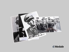 Germany, Third Reich. A Lot of Post-War Signed Knight’s Cross Winner Photographs
